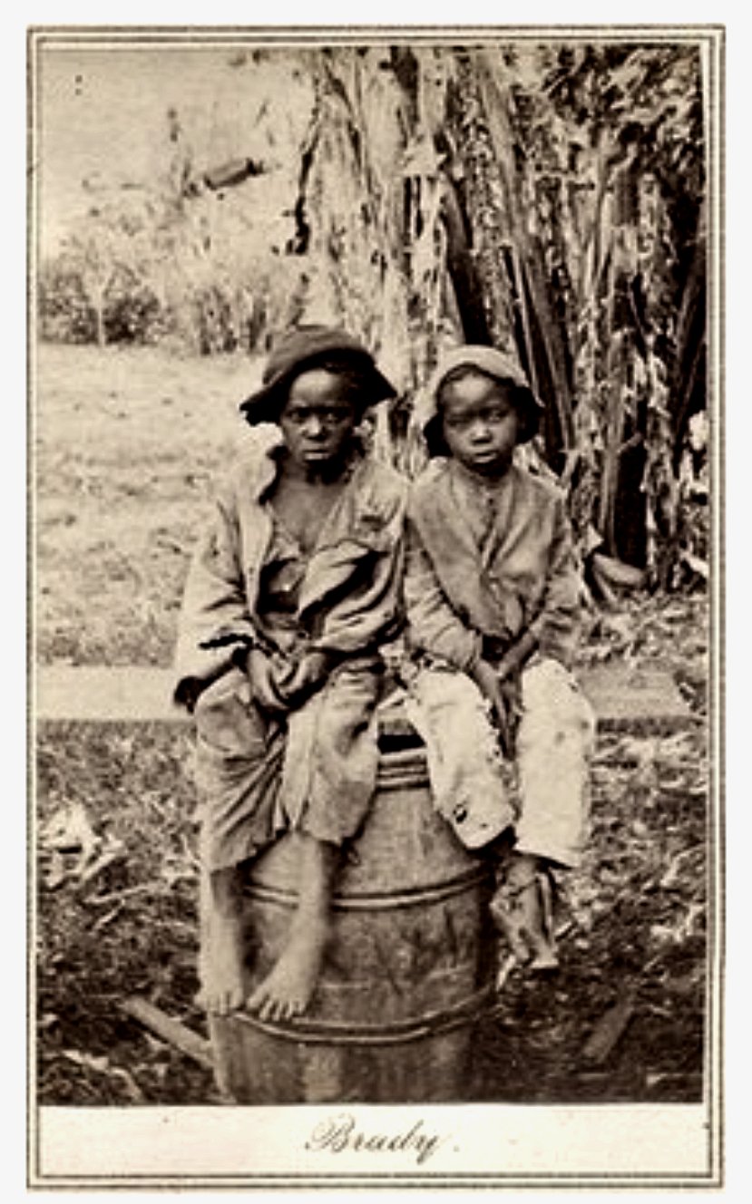 Beyond Kin Feature Image. Photo of two enslaved children by Brady.